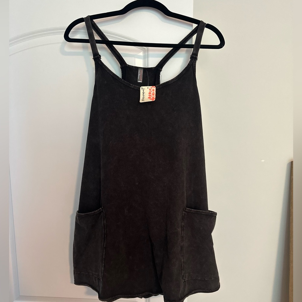 FP Movement by Free People Black Mini Dress